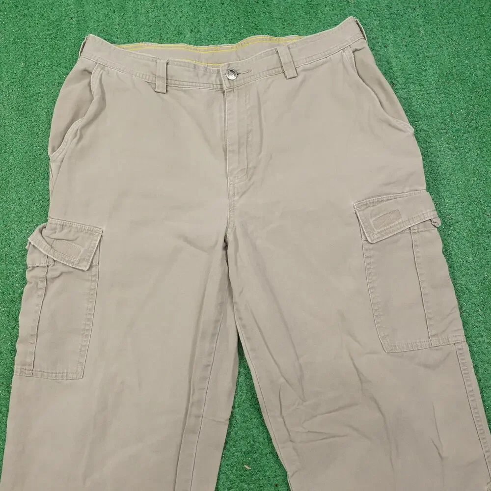 THE‎ NORTH FACE AF SERIES TAN DUCK CANVAS CARGO PANTS MENS SIZE 34 SHORT